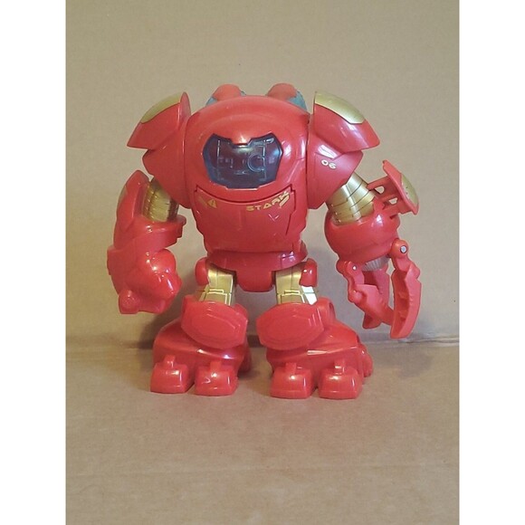Playskool Marvel Super Hero Hulk Buster Armor Spinning Fist & Ironman Action - Picture 12 of 12